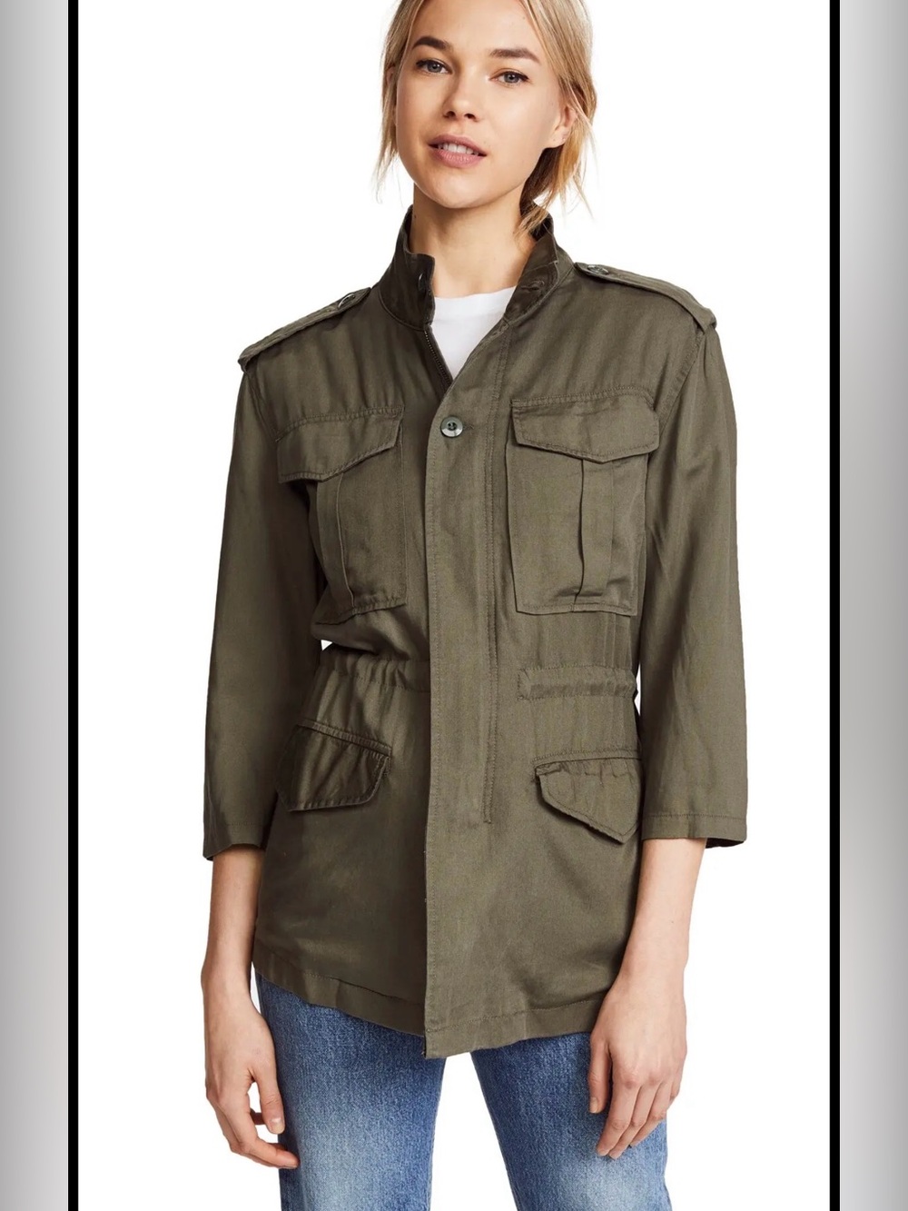 DL1961 Green Lightweight Utility Jacket – Size Medium